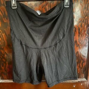 Black maternity shorts-3 pair